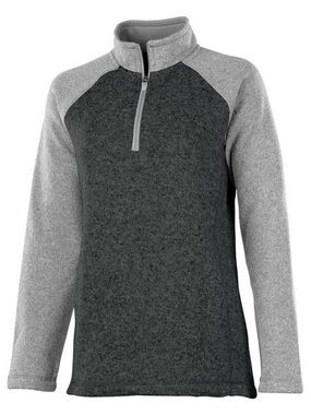 Charles River Apparel Women’s Color Block Heather Fleece 1/4 Zip Pullover S NWT